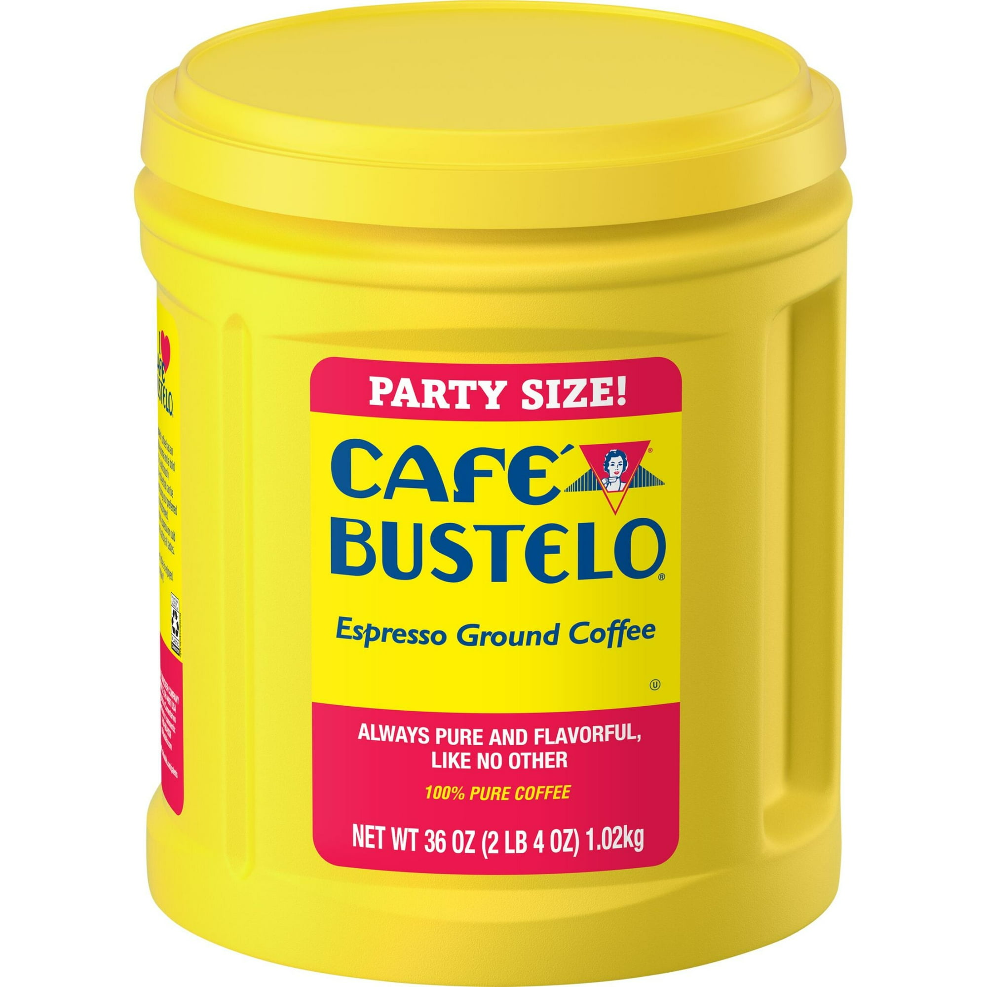 Cafe Bustelo Espresso Ground Coffee, Dark Roast, 36 oz Canister - Cafe Bustelo Espresso Ground Coffee, Dark Roast, 36 oz Canister