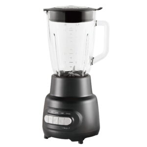 Mainstays 5 - Mainstays 5-Speed Glass Blender with 48 Oz Jar and Ice-Crushing Motor
