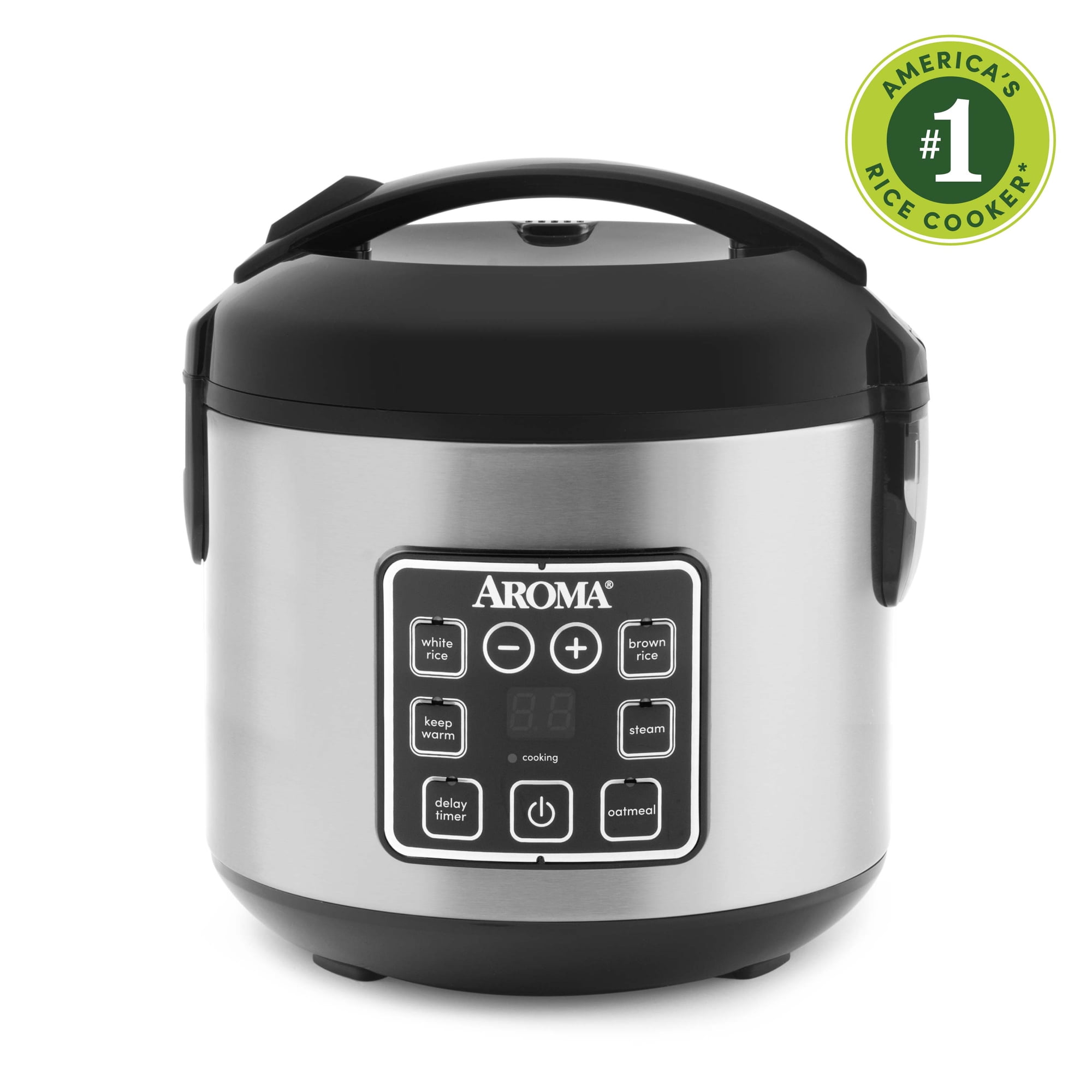 AROMA® 8 - AROMA® 8-Cup Digital Rice Cooker & Food Steamer with Bonded Granite® Nonstick Ceramic