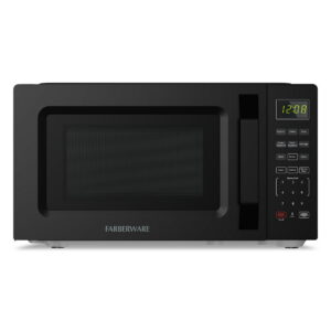 Farberware 0.7 cu ft Microwave Oven, 700W Countertop Microwave Oven with Auto Cook Menu, Black - Farberware 0.7 cu ft Microwave Oven, 700W Countertop Microwave Oven with Auto Cook Menu, Black