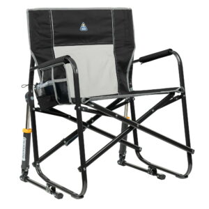 GCI Outdoor Freestyle Rocker XL Oversized Foldable Rocking Chair, Black - GCI Outdoor Freestyle Rocker XL Oversized Foldable Rocking Chair, Black