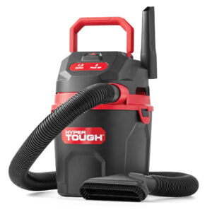 Hyper Tough Compact and Portable 1.5 Gallon 2 HP Wet/Dry Vacuum Cleaner, VH105 3502 - Hyper Tough Compact and Portable 1.5 Gallon 2 HP Wet/Dry Vacuum Cleaner, VH105 3502