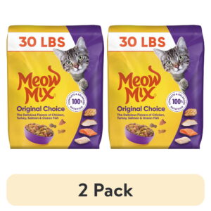 (2 pack) Meow Mix Original Choice Dry Cat Food, 30 lb. Bag - (2 pack) Meow Mix Original Choice Dry Cat Food, 30 lb. Bag