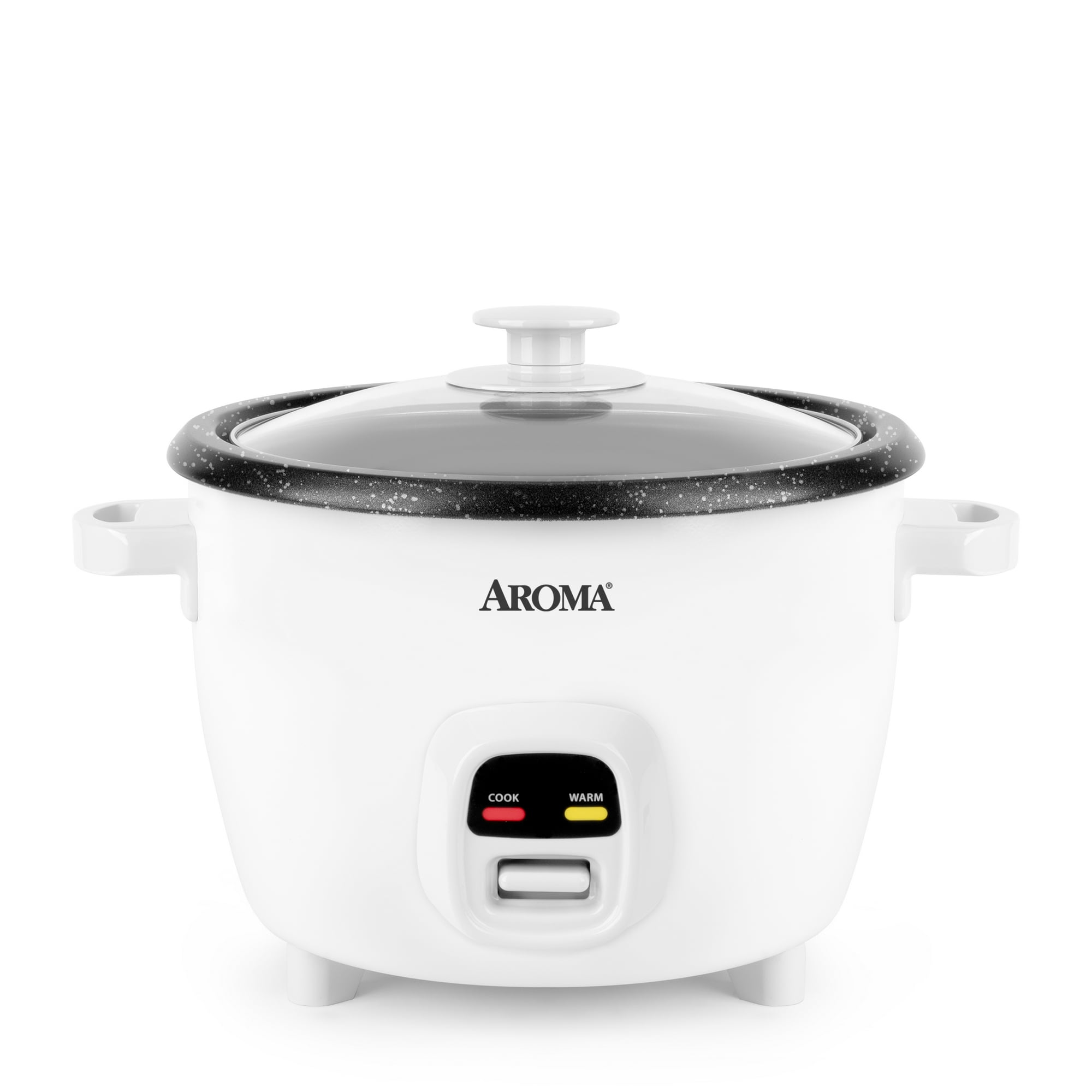 Aroma® 20 - Aroma® 20-Cup Rice & Grain Cooker, 8X Bonded Granite Coating, White, New