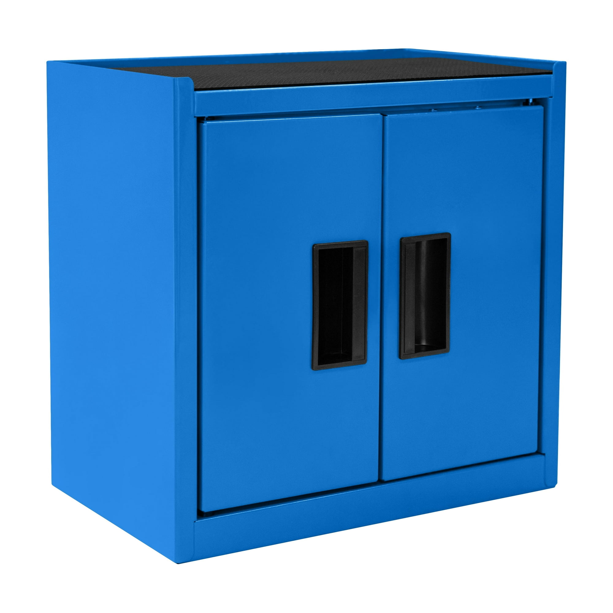 Hyper Tough Mini Tool Cabinet, 11.6 - Hyper Tough Mini Tool Cabinet, 11.6-inch Steel Storage, 250th Blue, Double Doors, Non-Slip Top Mat