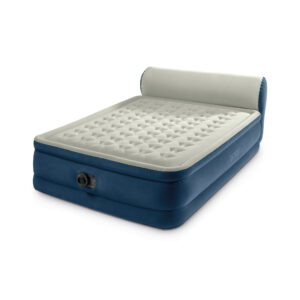 Intex Headboard 18" Queen Dura - Intex Headboard 18" Queen Dura-Beam Deluxe Raised Air Bed Mattress with Built-in Pump