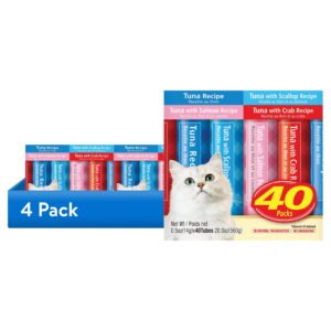 (4 pack) Churu Tuna Variety Pack 40 Tubes - (4 pack) Churu Tuna Variety Pack 40 Tubes