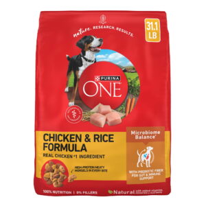 Purina One Dry Dog Food for Adult Dogs High Protein, Real Chicken & Rice, 31.1 lb Bag - Purina One Dry Dog Food for Adult Dogs High Protein, Real Chicken & Rice, 31.1 lb Bag