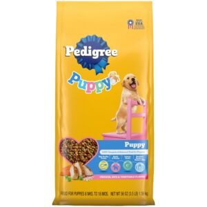 Pedigree Puppy Growth & Protection Dry Dog Food, Chicken & Vegetable Flavor, 3.5 Lb Bag - Pedigree Puppy Growth & Protection Dry Dog Food, Chicken & Vegetable Flavor, 3.5 Lb Bag