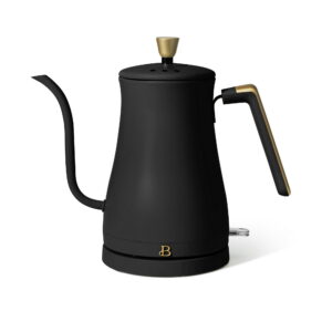 Beautiful 1 - Beautiful 1-Liter Electric Gooseneck Kettle 1200 W, Black Sesame by Drew Barrymore