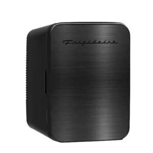 Frigidaire Retro 10L Mini Personal Refrigerator, 15 - Frigidaire Retro 10L Mini Personal Refrigerator, 15-Can Capacity Mini Fridge for Beverages and Skincare, Black Stainless Steel