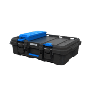 HART Stack System Tool Box with Small Blue Organizer & Dividers, Fits HART's Modular Storage System - HART Stack System Tool Box with Small Blue Organizer & Dividers, Fits HART's Modular Storage Syste