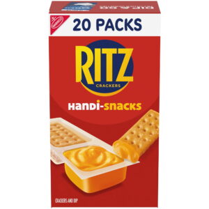Handi - Handi-Snacks RITZ Crackers 'N Cheesy Dip Snack Packs, 20 Snack Packs