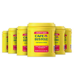 (6 pack) Cafe Bustelo Espresso Ground Coffee, Dark Roast, 36 oz Canister - (6 pack) Cafe Bustelo Espresso Ground Coffee, Dark Roast, 36 oz Canister