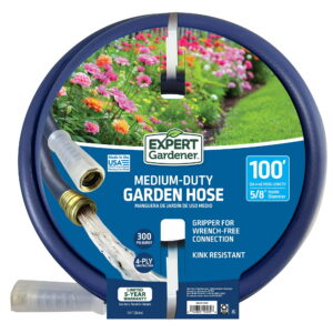 Expert Gardener 5/8 - Expert Gardener 5/8- Inch x 100-Foot Medium Duty Garden Hose