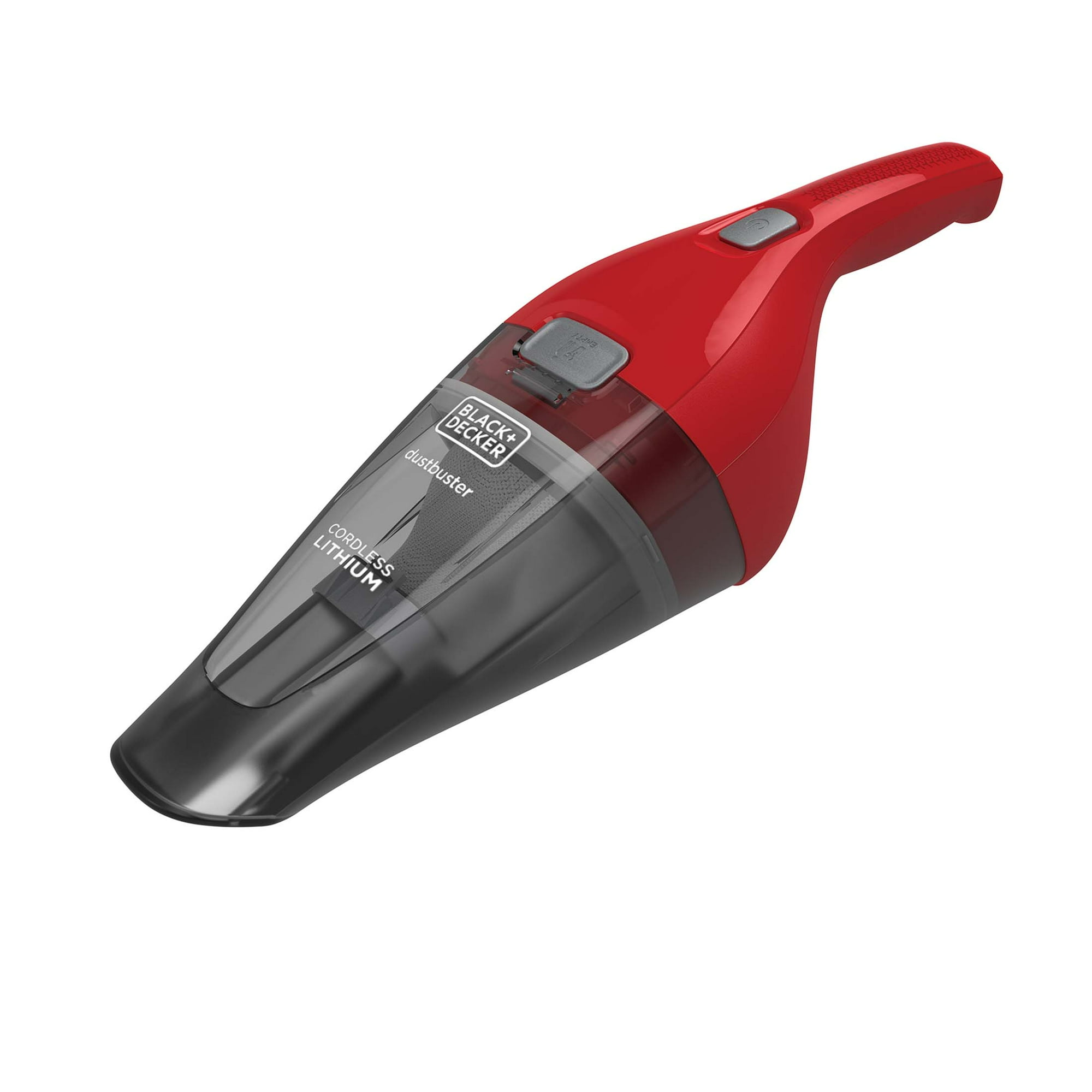 BLACK+DECKER Cordless Handheld Vacuum, Dustbuster, for Car & Pet Hair, Bagless, Lightweight, Easy Emptying, HNVC115JB06, Red - BLACK+DECKER Cordless Handheld Vacuum, Dustbuster, for Car & Pet Hair, Ba