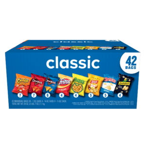 Frito Lay Classic Mix Chips Variety pack, Mega Size, 1 oz, 42 Count - Frito Lay Classic Mix Chips Variety pack, Mega Size, 1 oz, 42 Count
