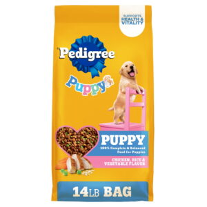 Pedigree Puppy Growth & Protection Chicken & Vegetable Flavor Dry Dog Food, 14 lb Bag - Pedigree Puppy Growth & Protection Chicken & Vegetable Flavor Dry Dog Food, 14 lb Bag