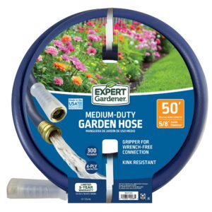 Expert Gardener 50FT Medium Duty Garden Hose - Expert Gardener 50FT Medium Duty Garden Hose