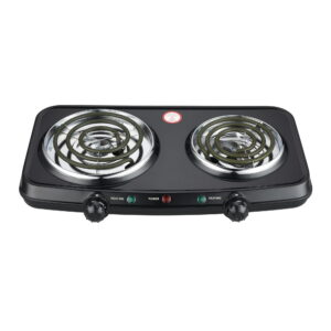Mainstays Portable Double Burner and Hot Plate, 120V~ 1800W - Mainstays Portable Double Burner and Hot Plate, 120V~ 1800W