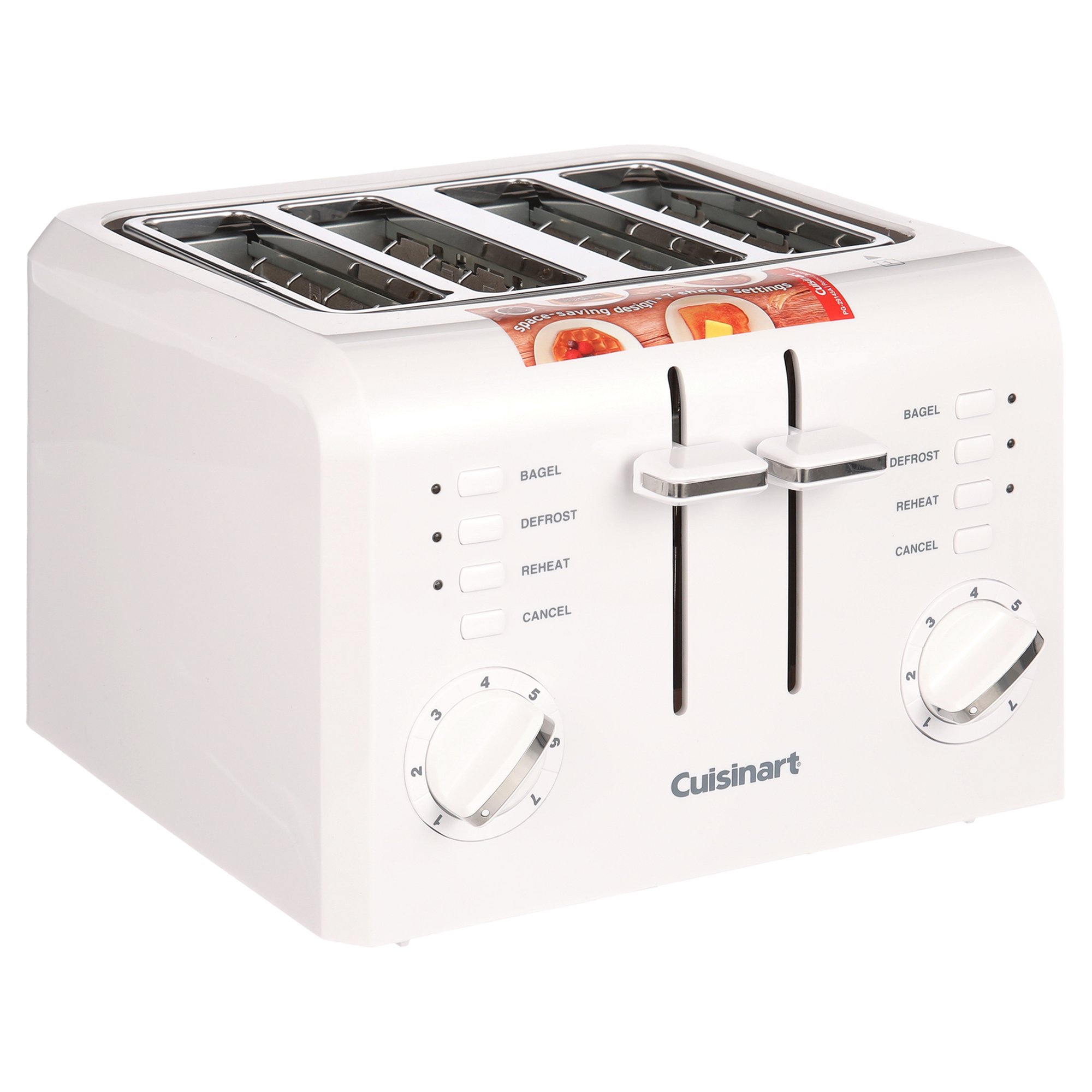 Cuisinart Toasters 4 Slice Compact Plastic Toaster, New, CPT - Cuisinart Toasters 4 Slice Compact Plastic Toaster, New, CPT-142P1